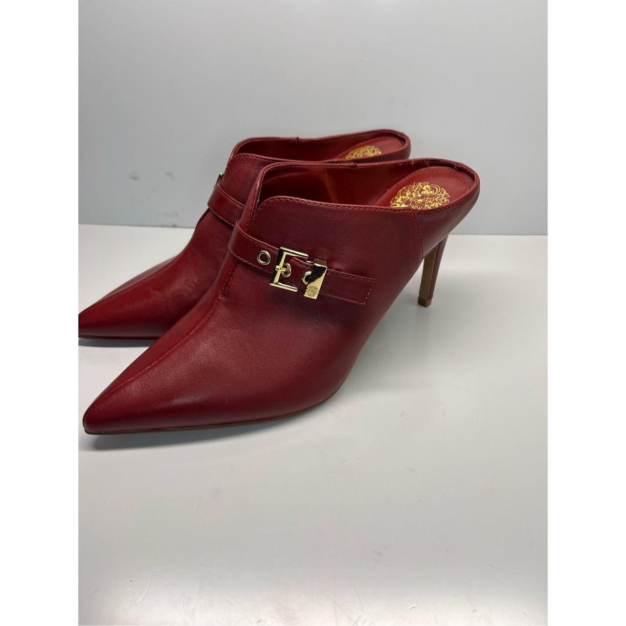 Vince red sale mules