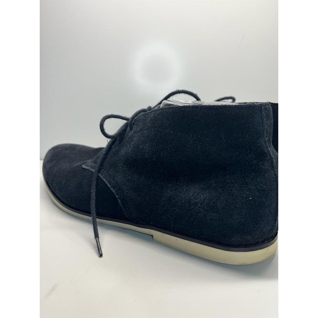 Zara Man Men Blue Suede Leather Ankle Chukka Boot Depop