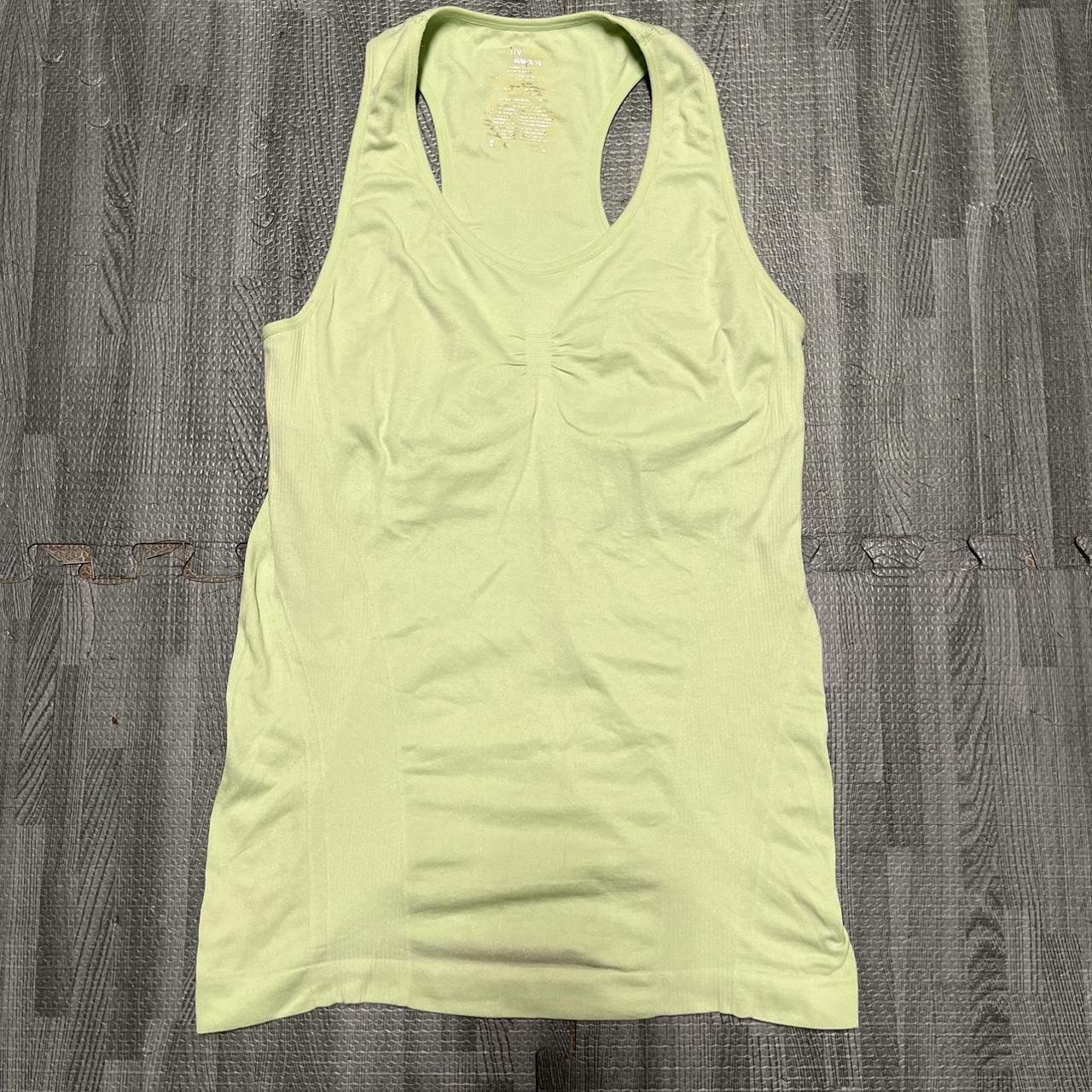 DANSKIN Womens Green Sleeveless Athletic Top Size M... - Depop