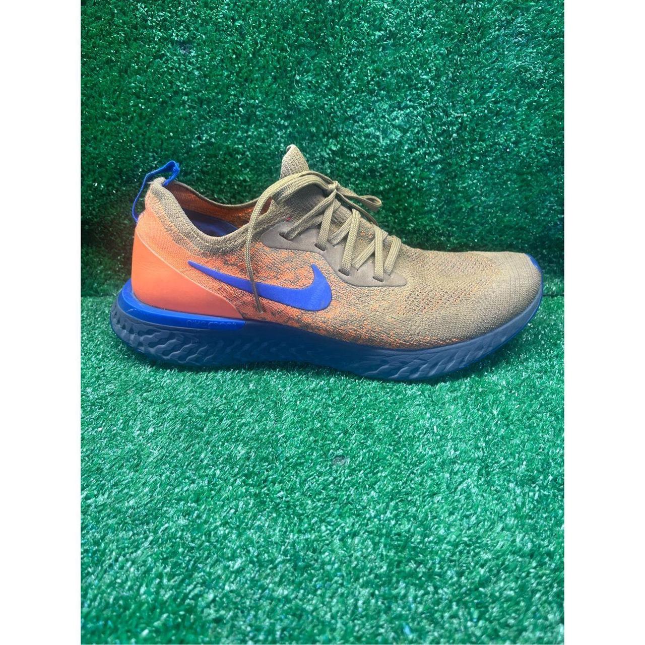 Nike Sneakers Mens Sz 10 Golden Beige Racer Blue. Depop