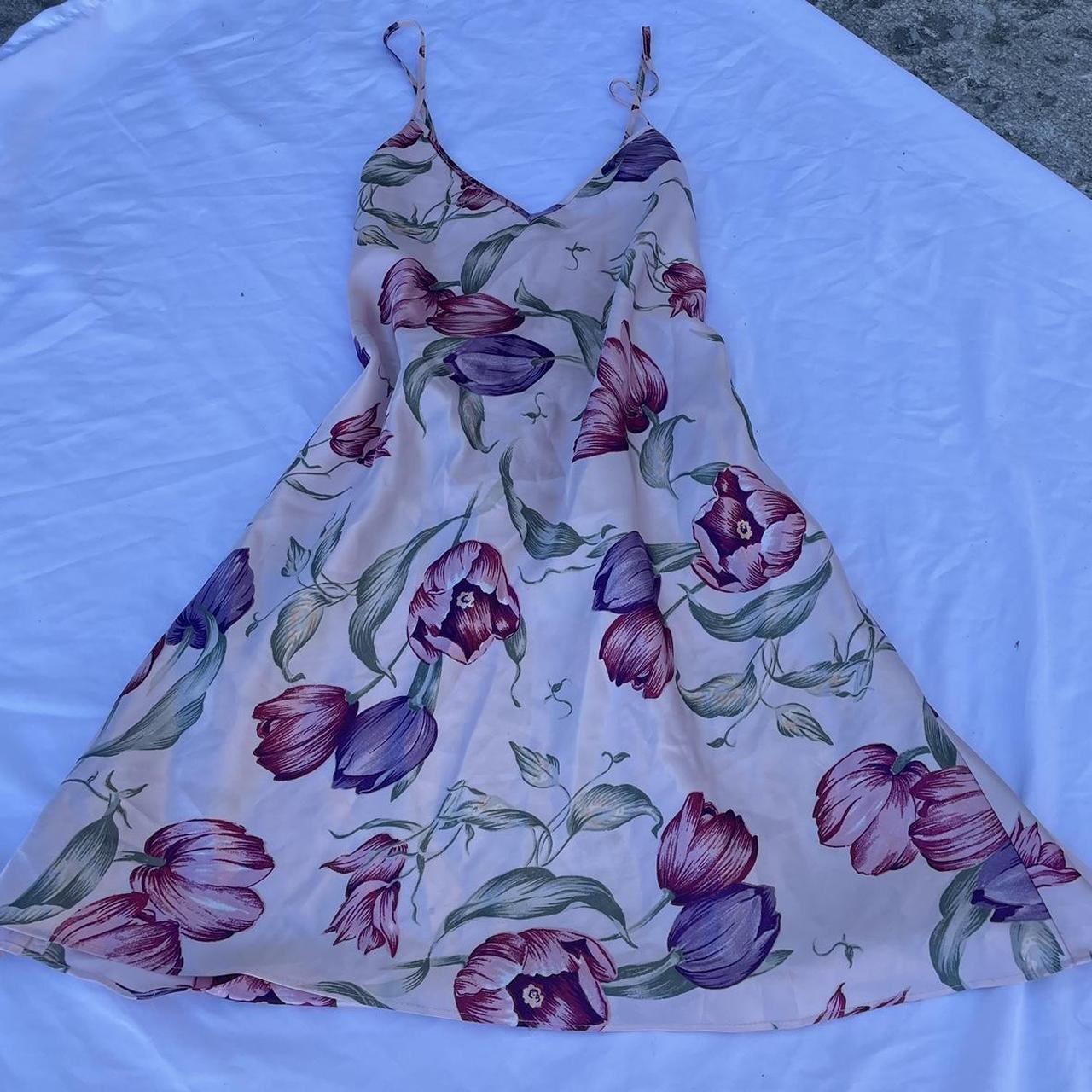 Vintage 90s silk slip dress No flaws Brand / kathy *... - Depop