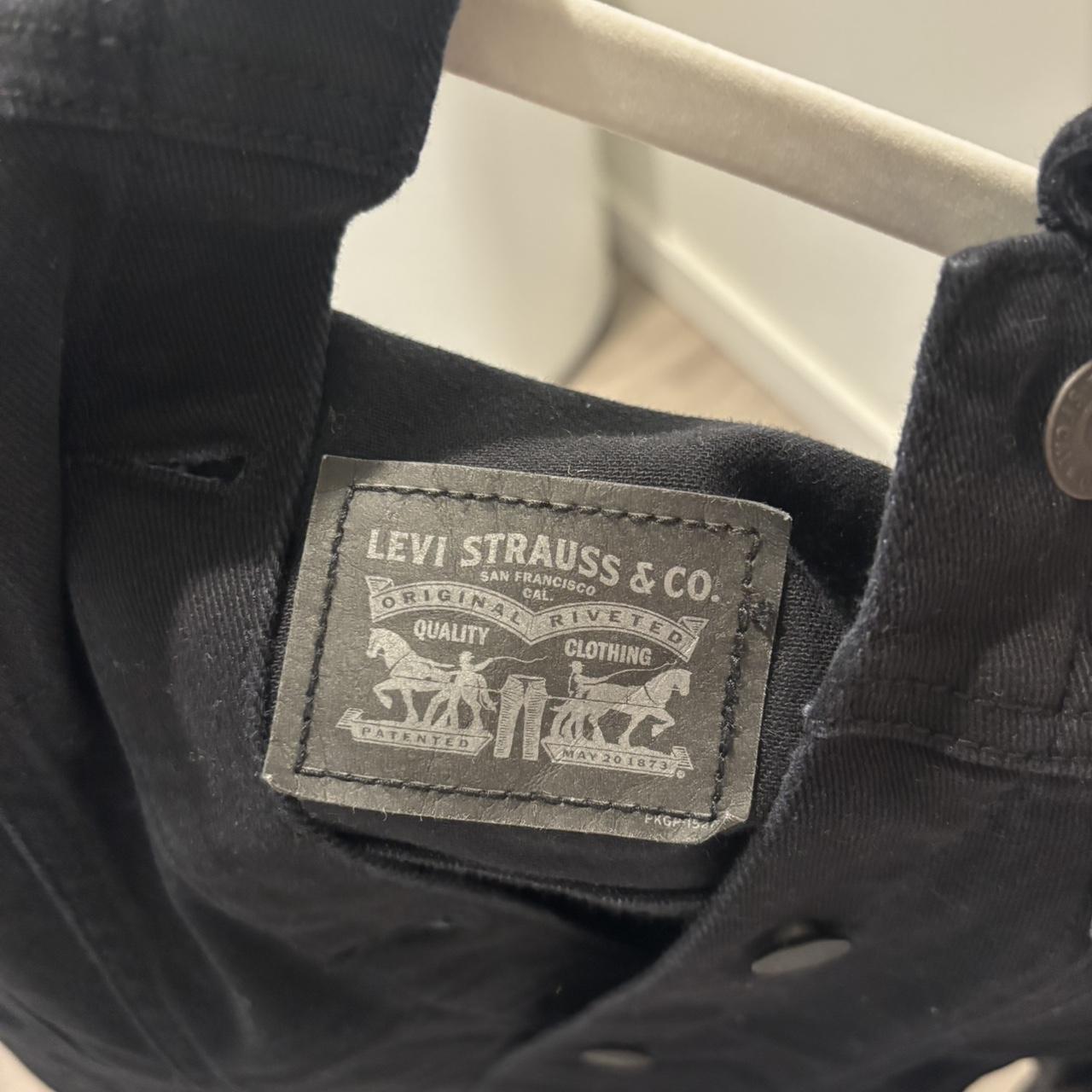 ライスさん Levi's Women's Jacket - Black/Navy - XS – Black Levi's denim