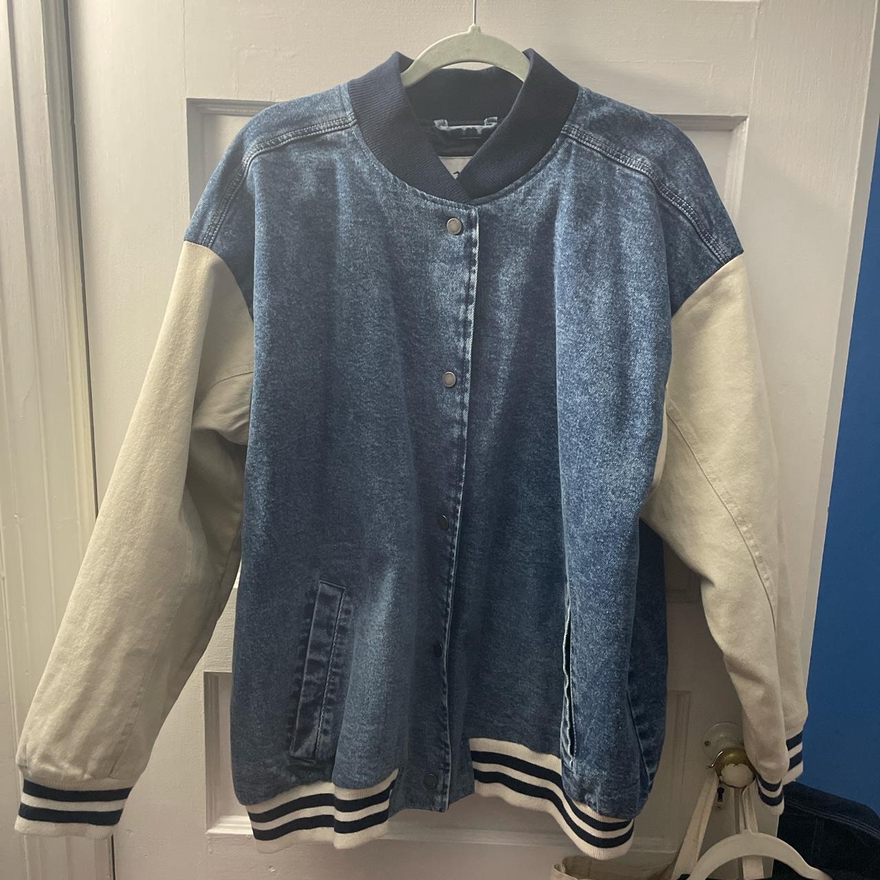 Hollister Varsity Jacket in Blue