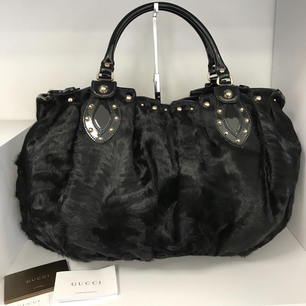 Gucci Women's Black Bag | Depop