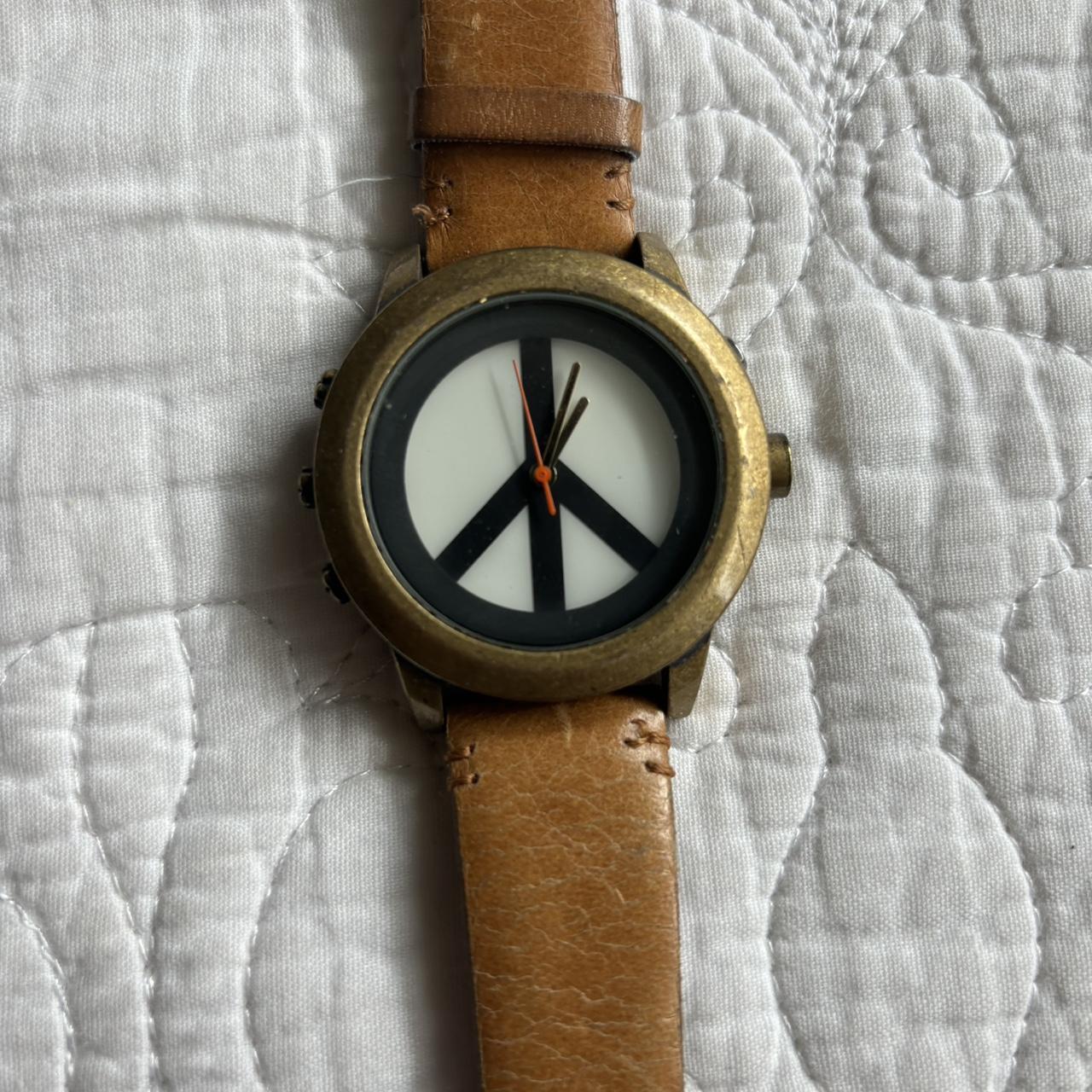 Lucky brand watch peace fashion and love