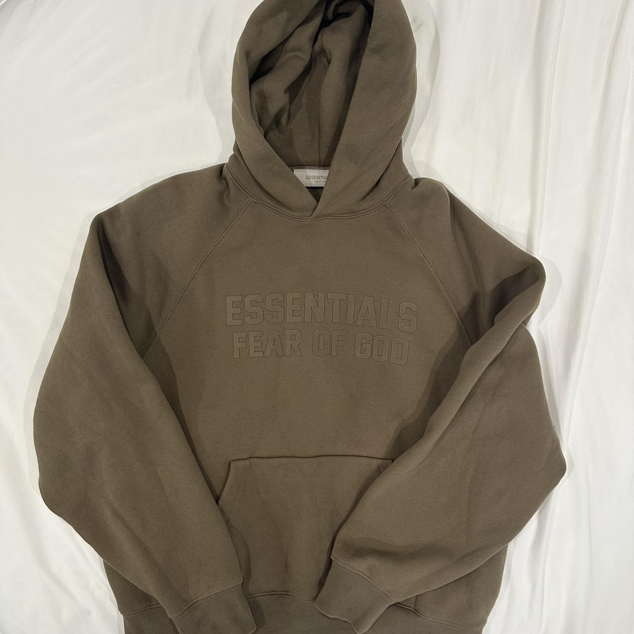 essentials hoodie, size: fits small, price: $65