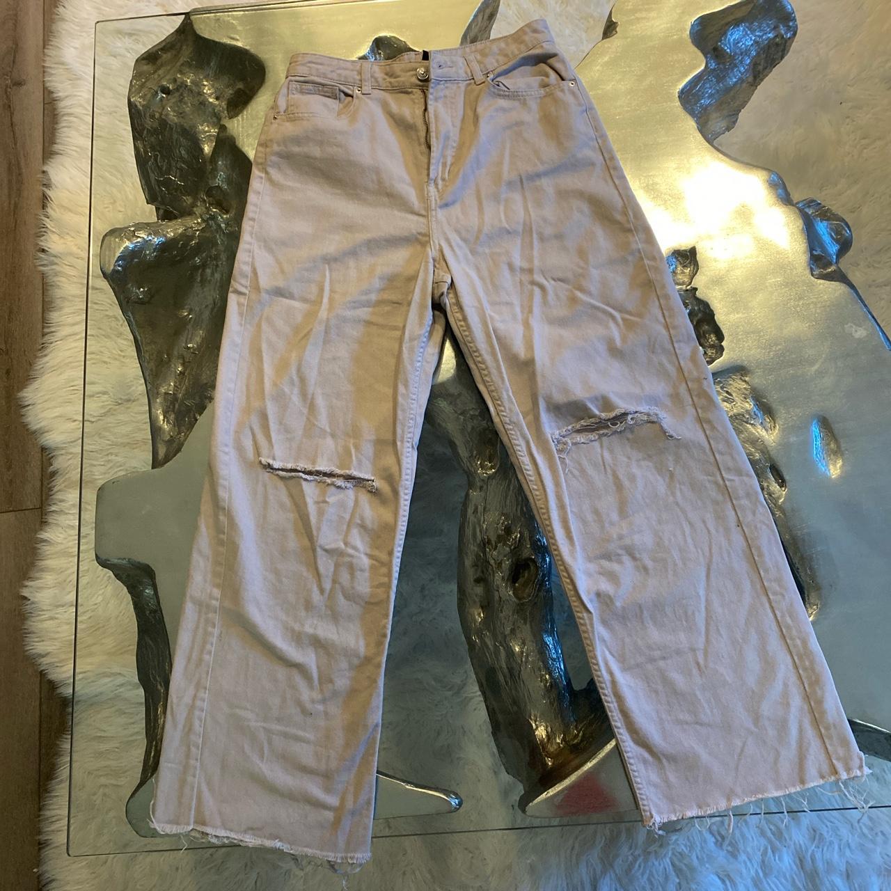 H&M cargo pants. Flared . Size 6 Depop