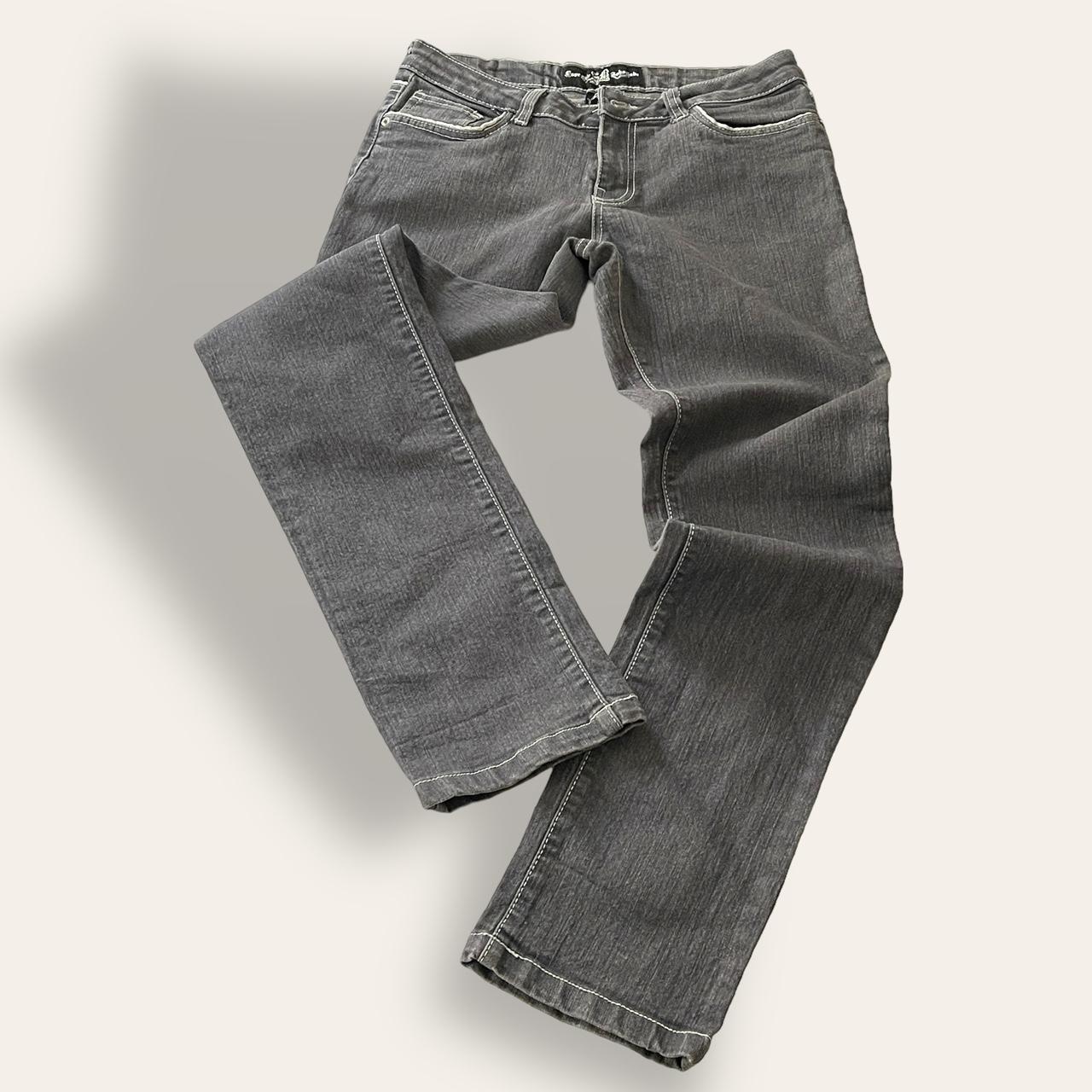 Vintage slim straight leg jeans Brand Love life... Depop