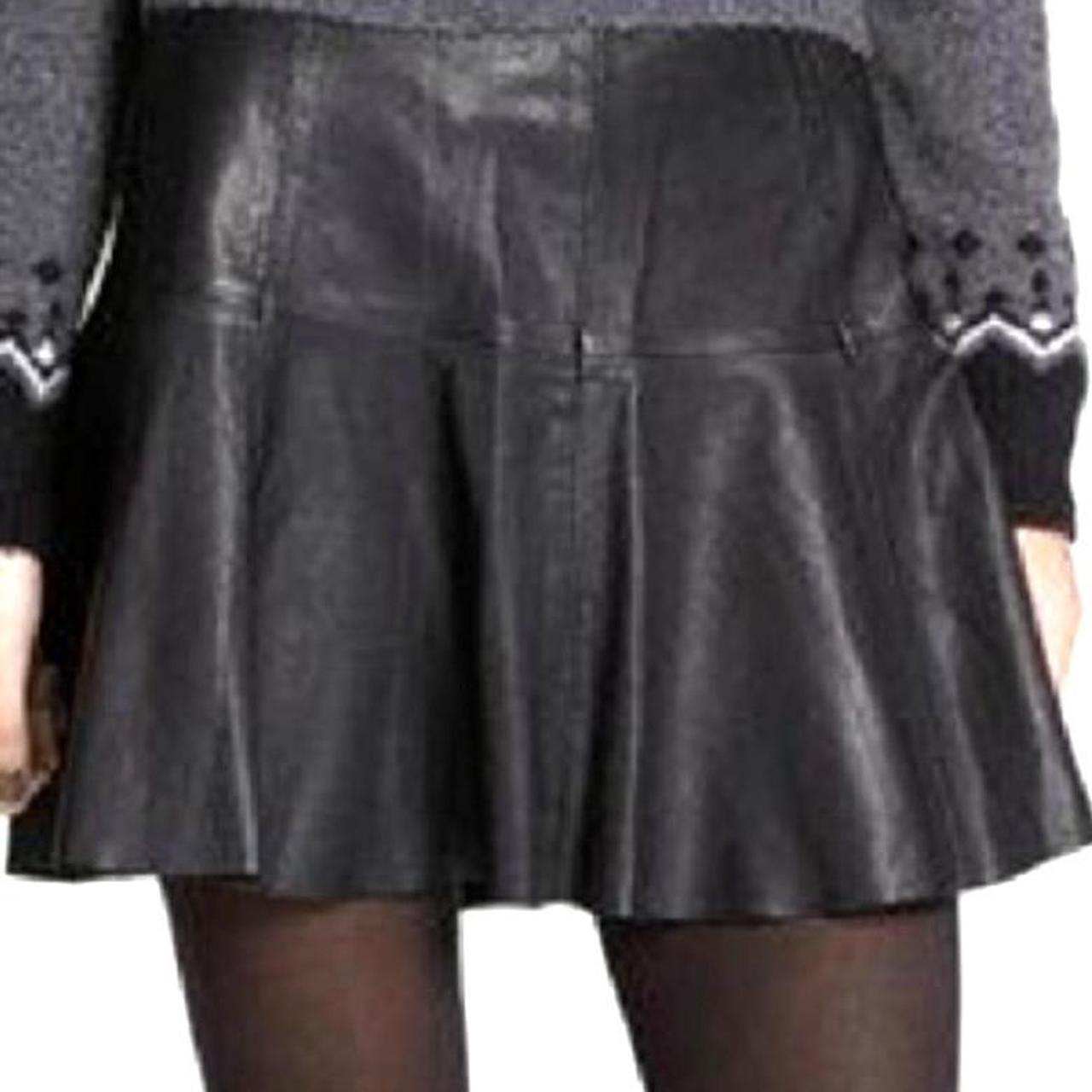 Joie faux leather clearance skirt