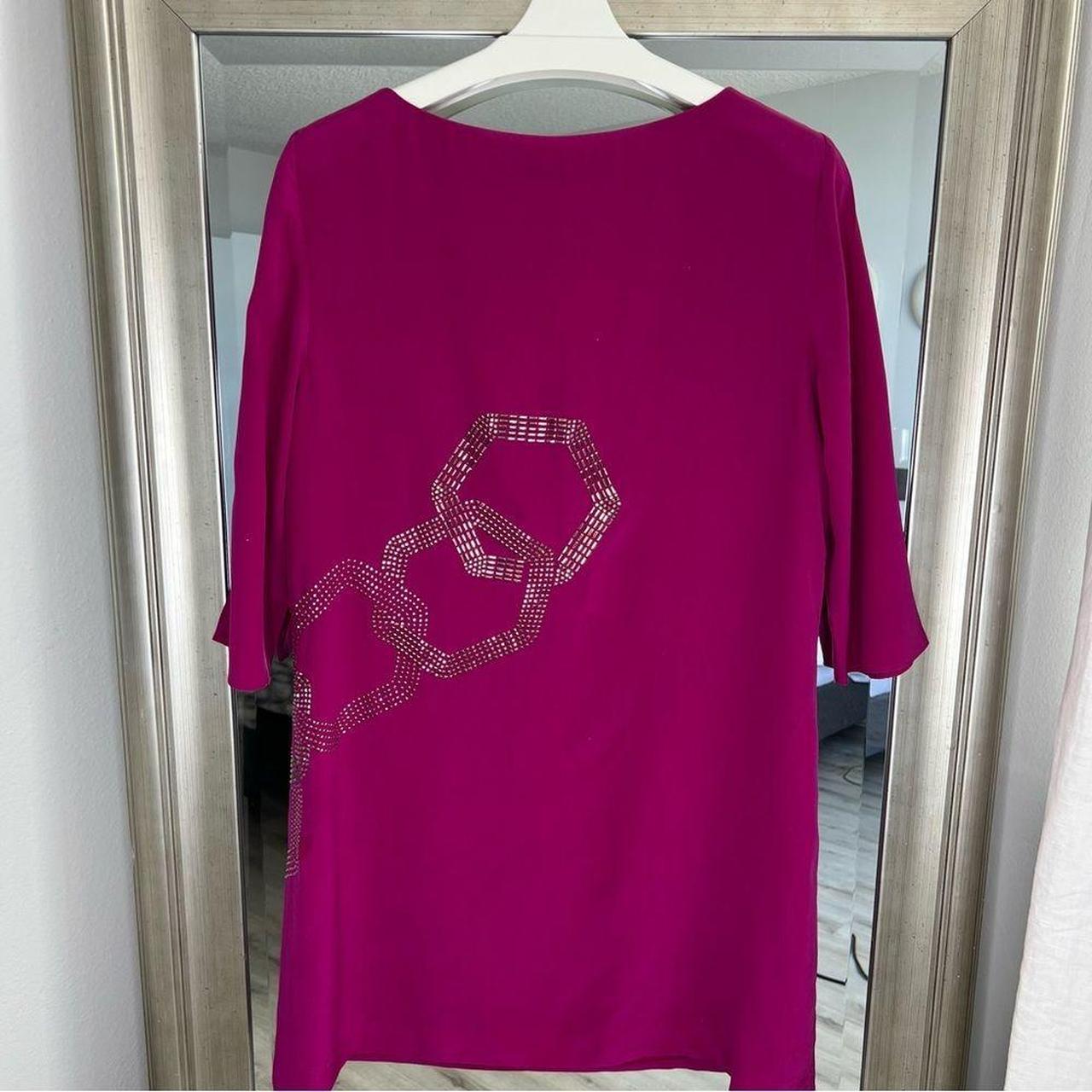 TRINA TURK Glitterati Silk Dress Elegant and chic... Depop