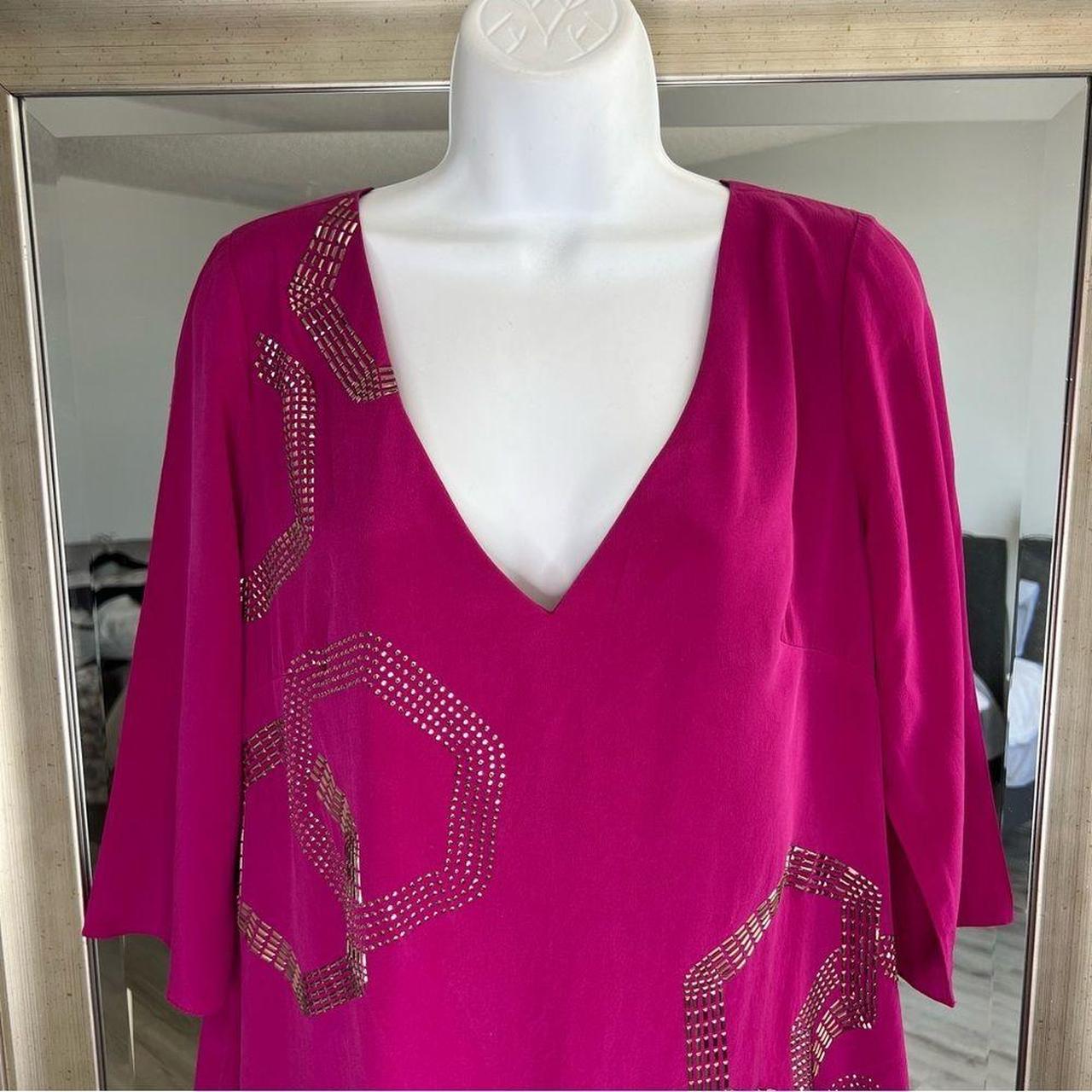 TRINA TURK Glitterati Silk Dress Elegant and chic... Depop
