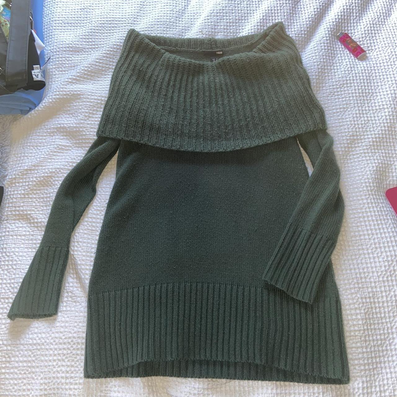 off the shoulder sweater women s small Depop