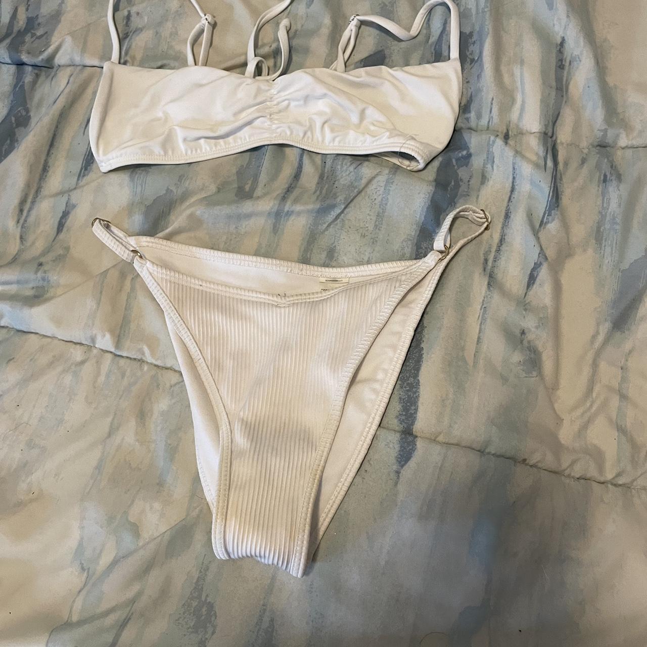 white pacsun bikini - Depop