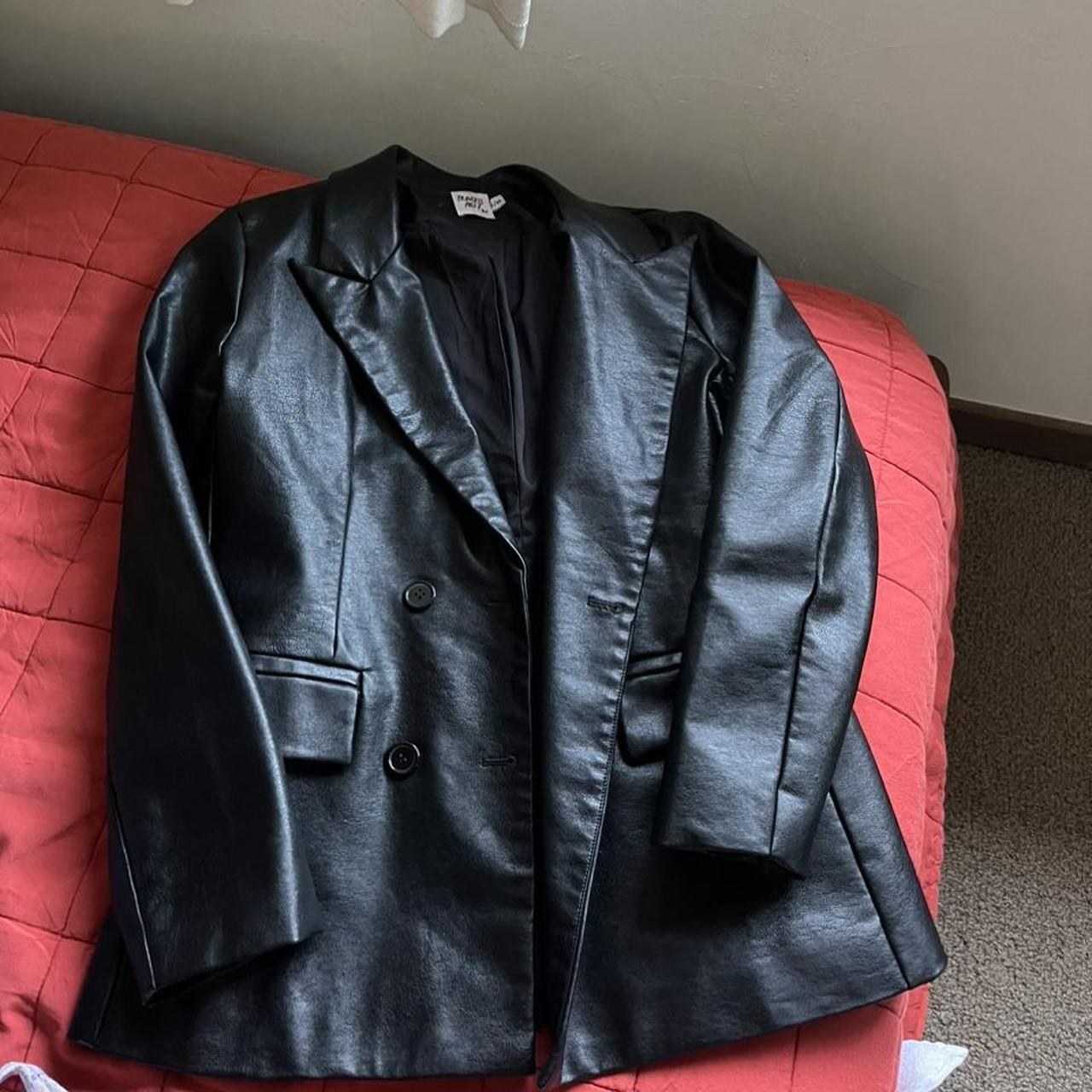 Vintage Dallas Cowboys Leather Jacket Fits Like L - Depop