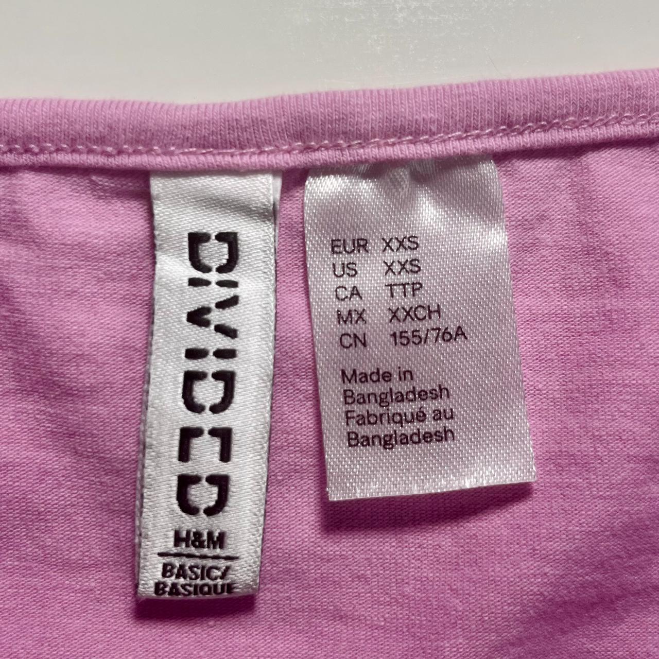 bubblegum pink cami crop top from H&M! tagged size... Depop