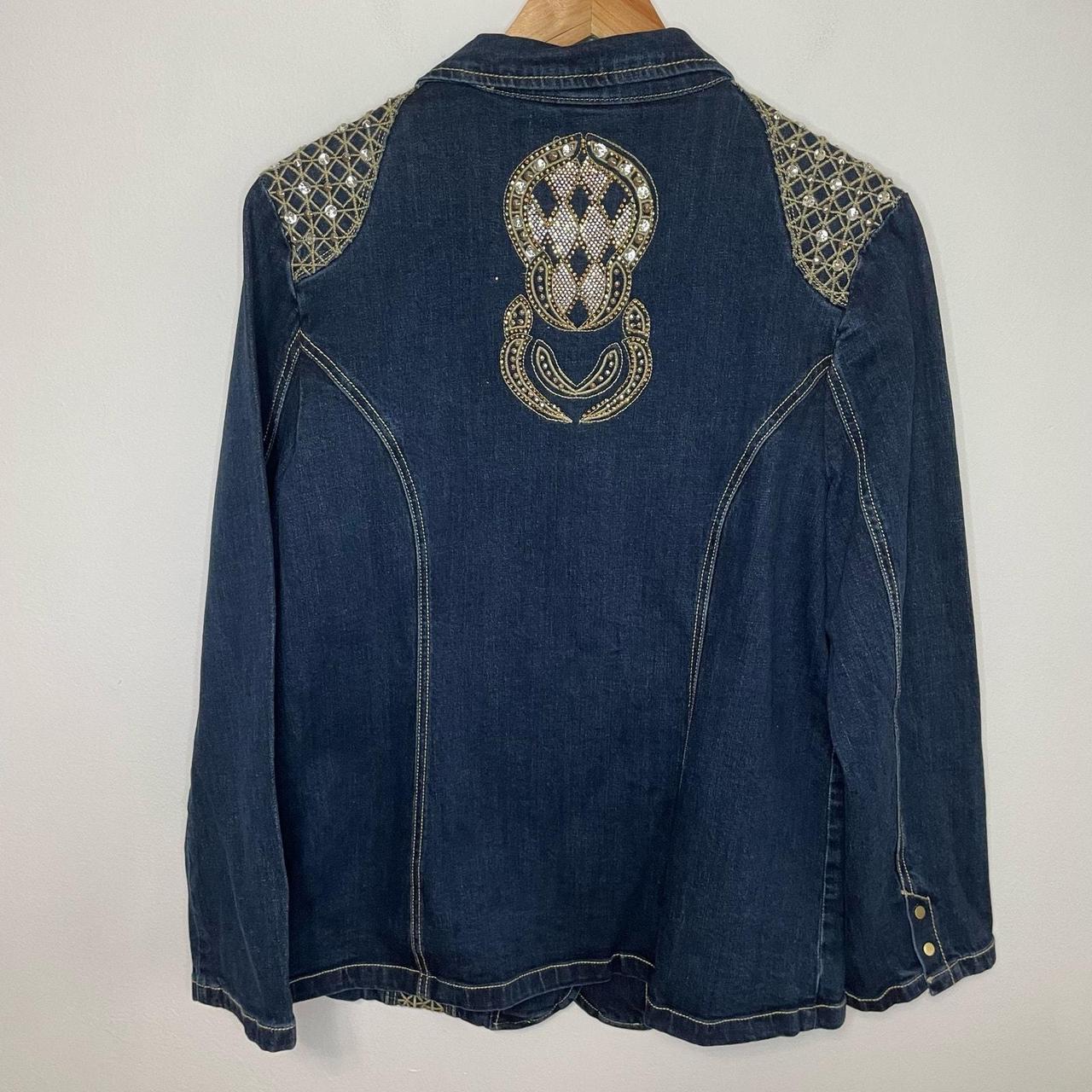 Preloved Women's Jacket - Blue - S – Ameri Mode W… - image 4