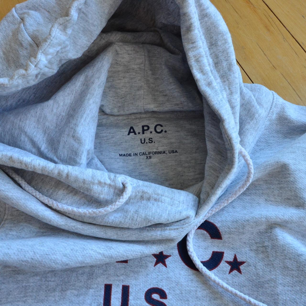 A.P.C Hoodie US XS Gently used condition. Size. Depop