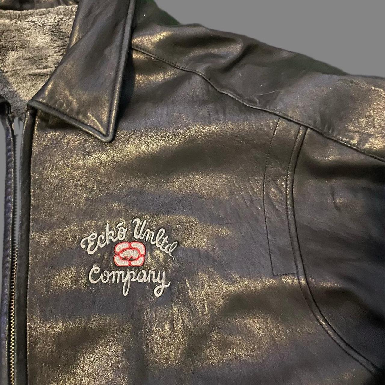 Ecko unltd fashion leather jacket