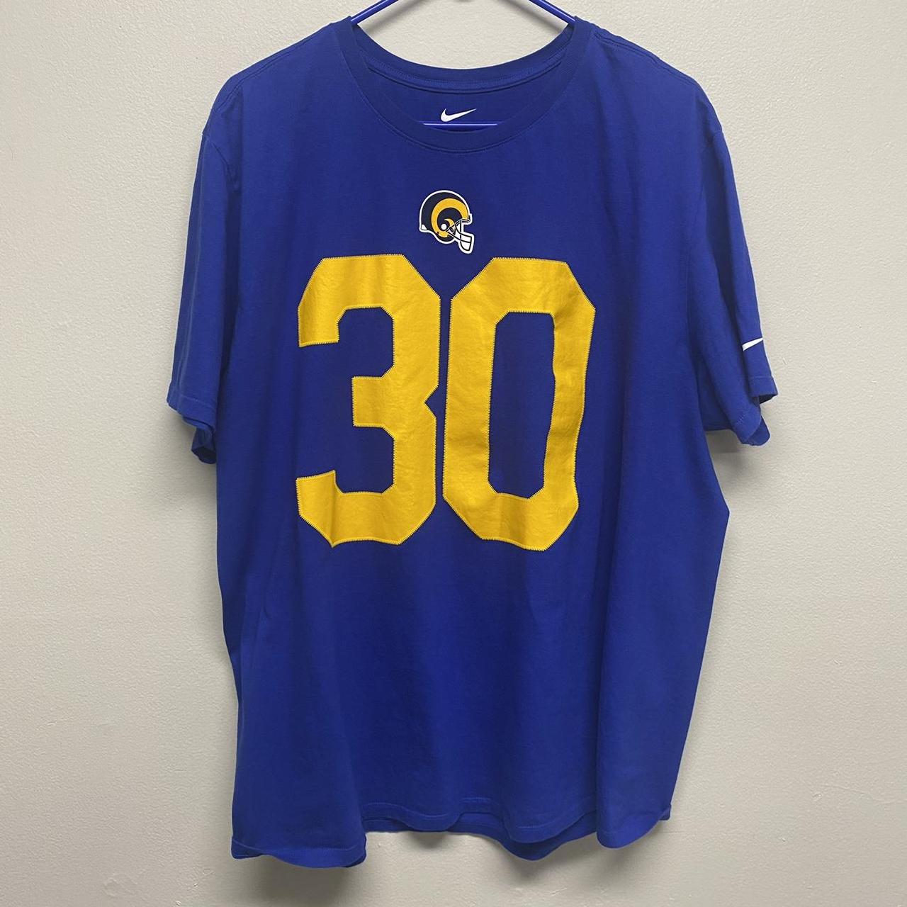 Nike Los Angeles Rams Men's NFL Long-Sleeve Top Blue