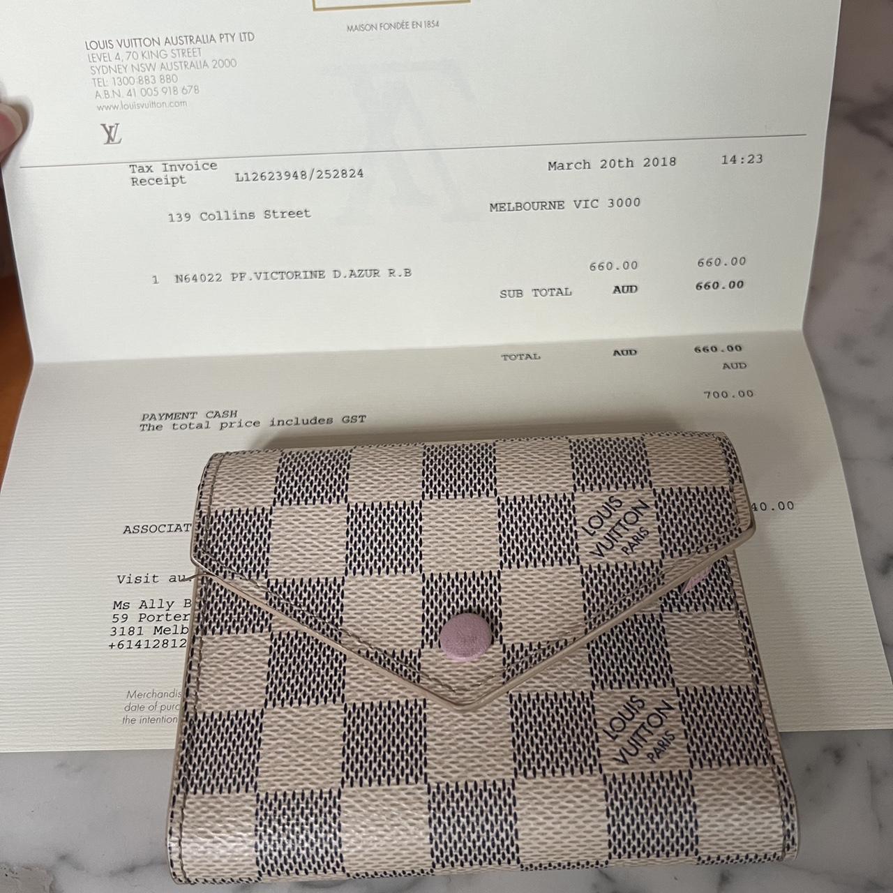 Authentic Louis Vuitton Victorine wallet, like a hot - Depop