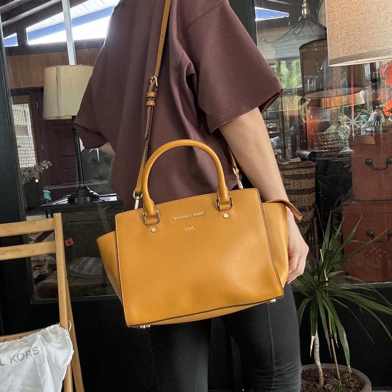 Michael kors mustard yellow bag best sale