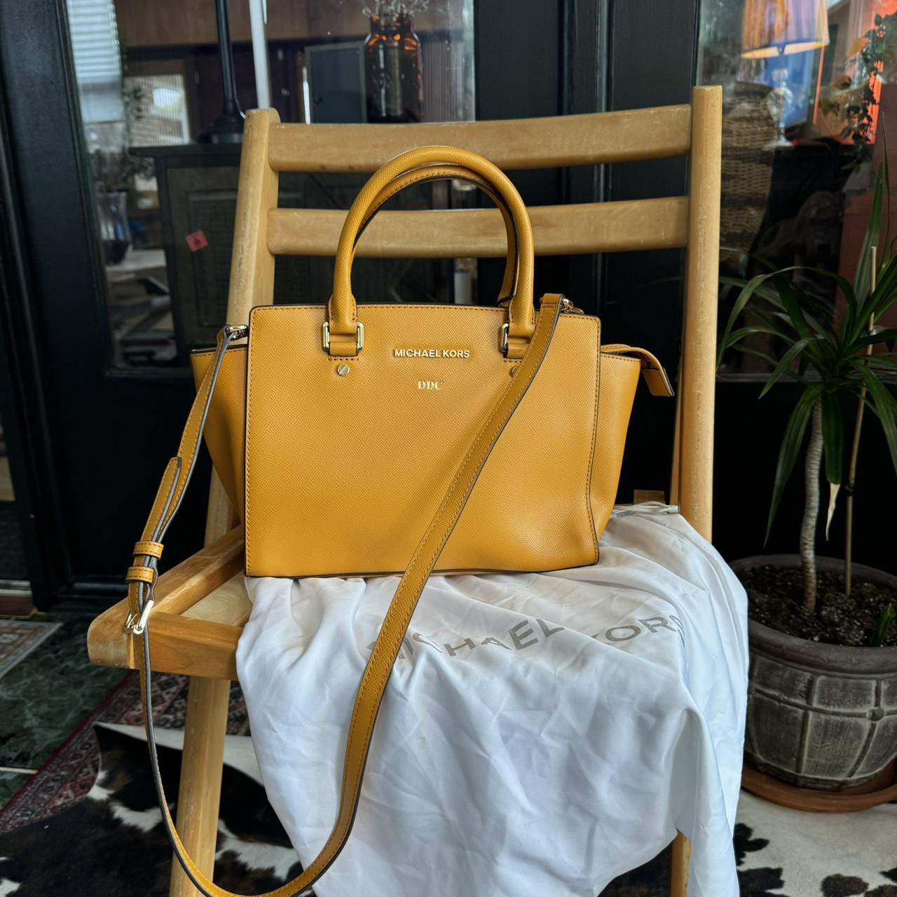 Michael kors selma yellow best sale