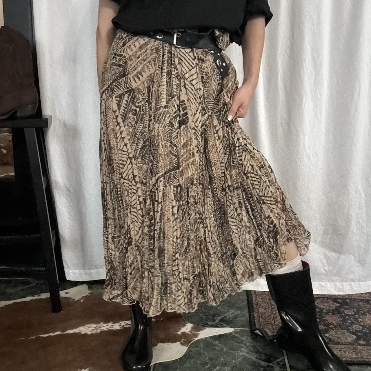 Ruby Rd. Women's Skirt - Brown/Multi - 12 – Ruby … - image 1