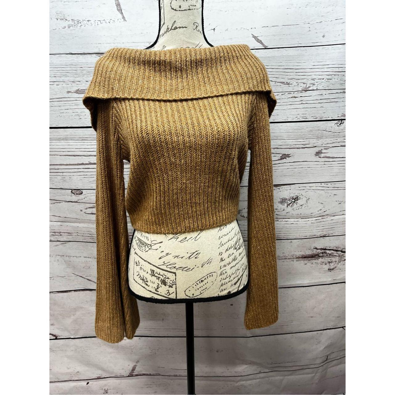 Hyfve Hyfve Hyfve size large lighter brown cowl... - Depop