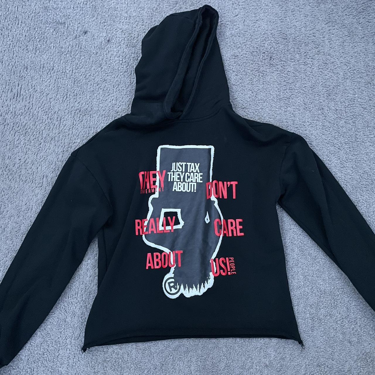 cool cropped clashtown hoodie @clashtown.co on... - Depop