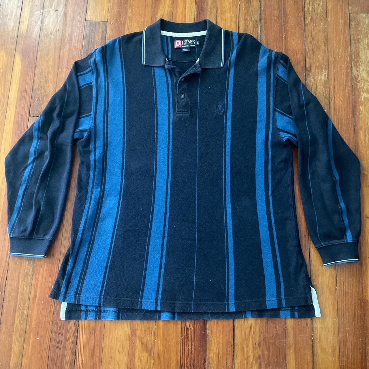 XL Chaps X Ralph Lauren collab long sleeve polo... Depop