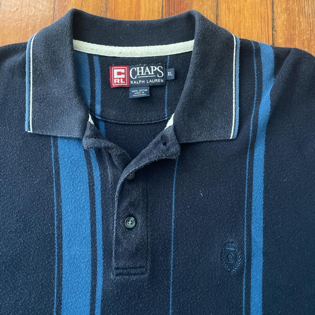 XL Chaps X Ralph Lauren collab long sleeve polo... Depop