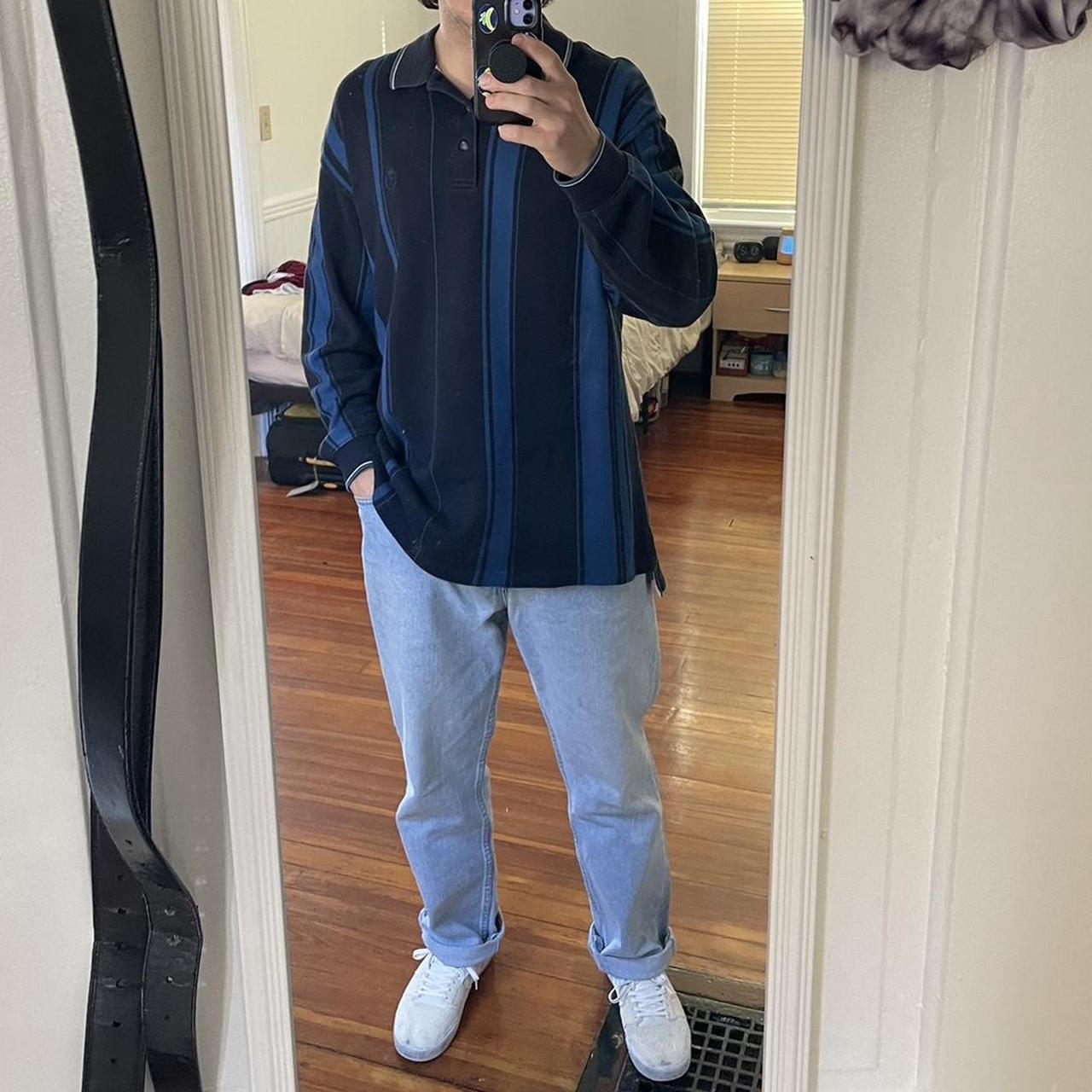 XL Chaps X Ralph Lauren collab long sleeve polo... Depop