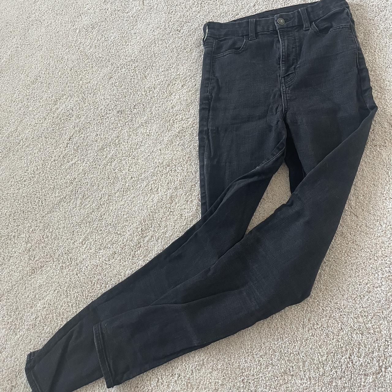 American Eagle Women's Black Jeans Depop