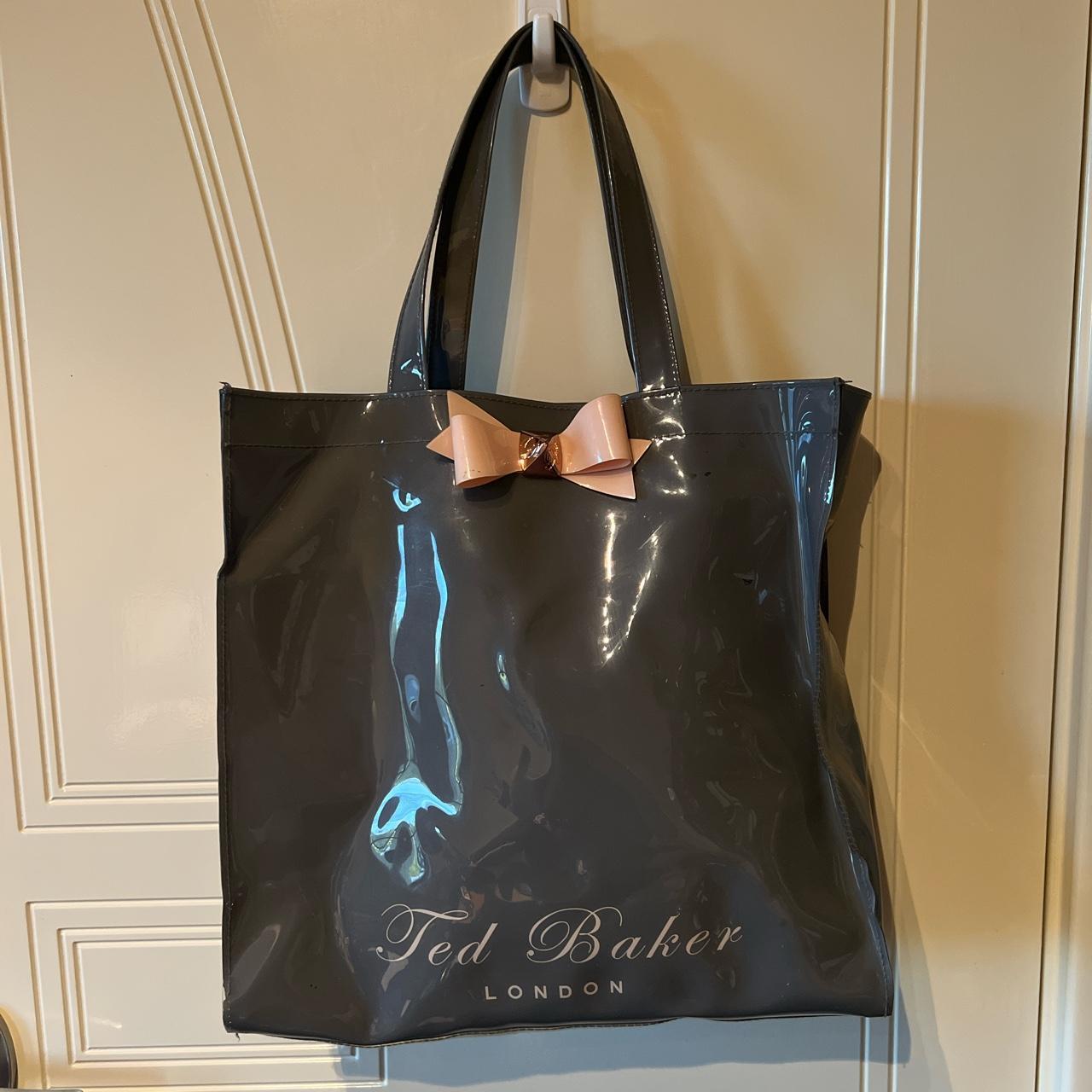 Ted Baker Plastic Tote Bag Colour Grey/pink/rose... Depop Drought Tolerant Annuals For Hanging Baskets Rear View Mirror Macrame Plant