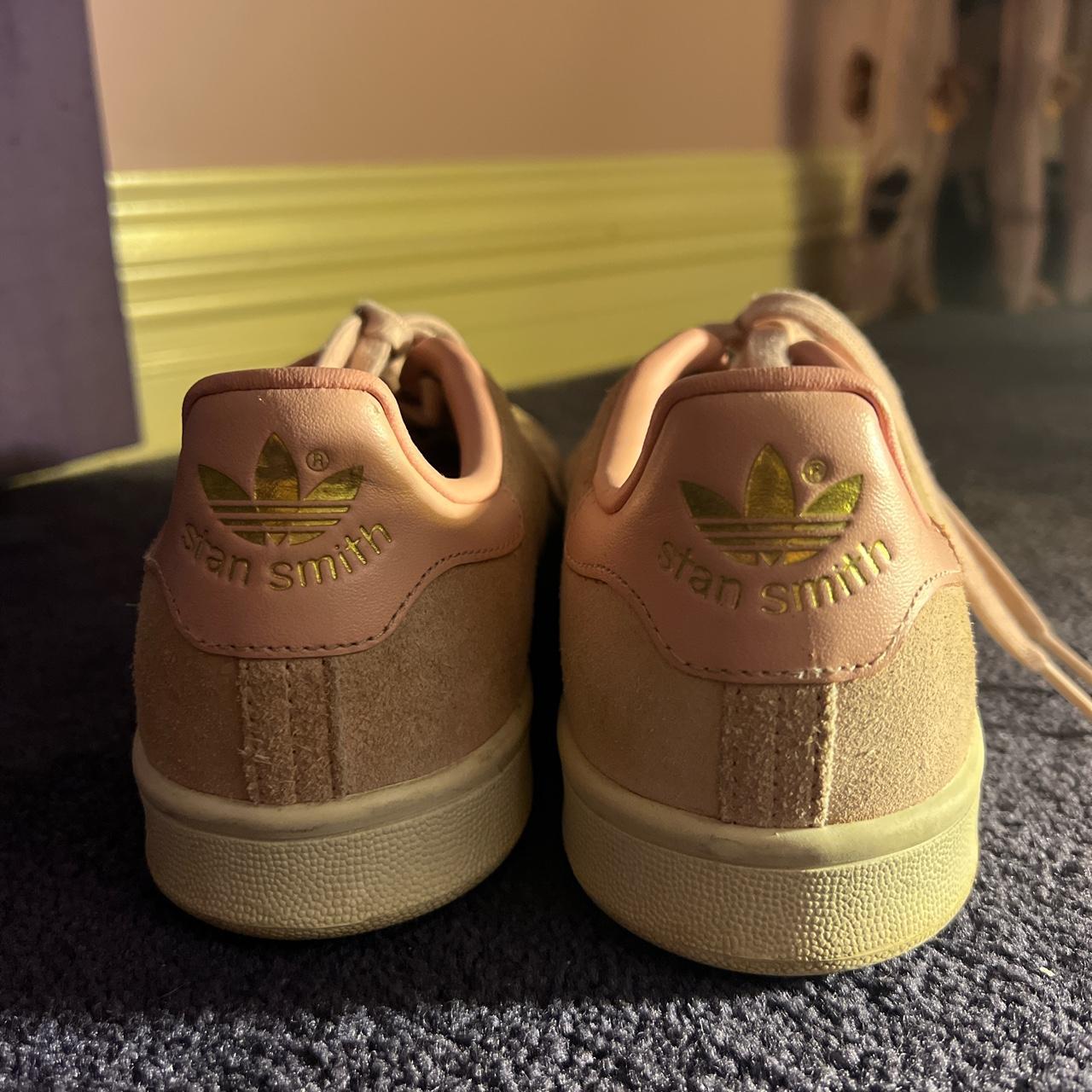 Adidas Stan Smith sneakers light pink suede In. Depop