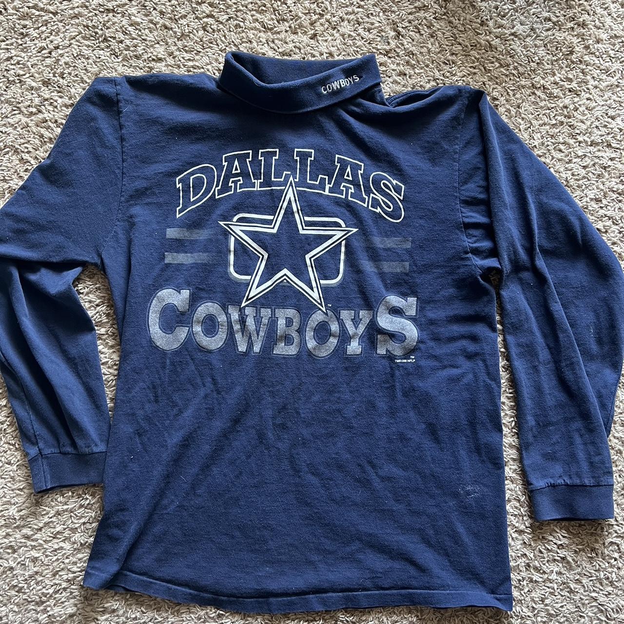 Dallas Cowboys Turtleneck Long Sleeve Shirt NFL - Depop