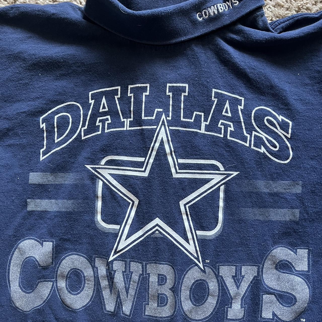 Dallas Cowboys Turtleneck Long Sleeve Shirt NFL - Depop