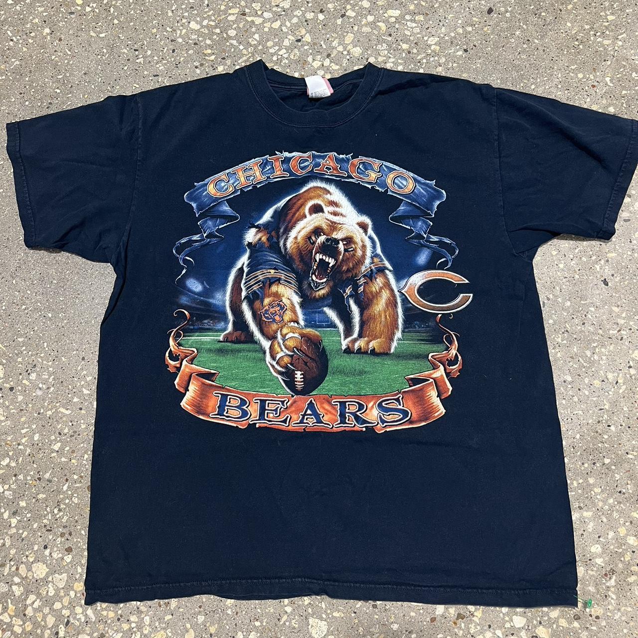 Vintage Chicago Football Bears Hoodie L - Depop