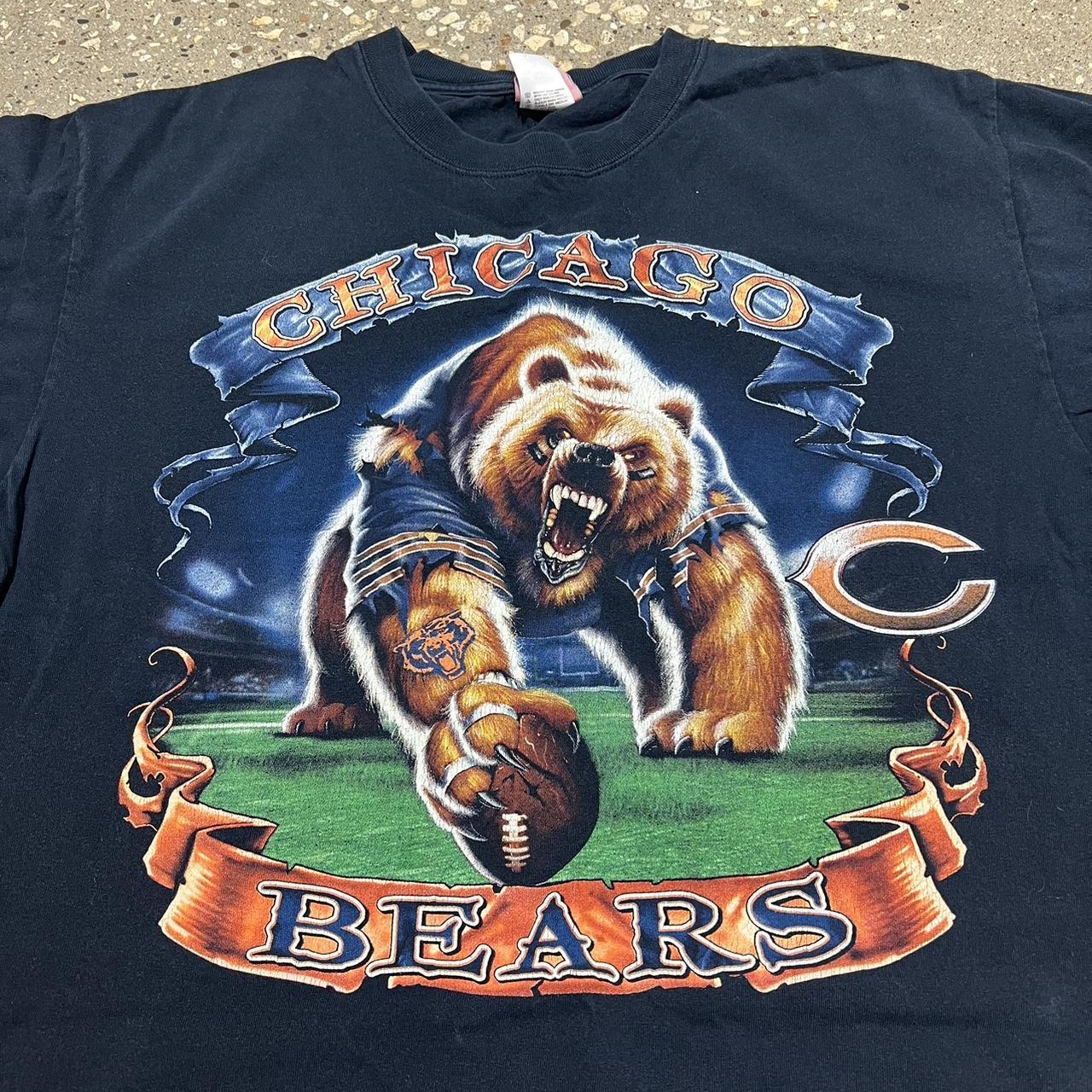 Vintage 90s 1996 Chicago Bears Hoodie Size L. The - Depop