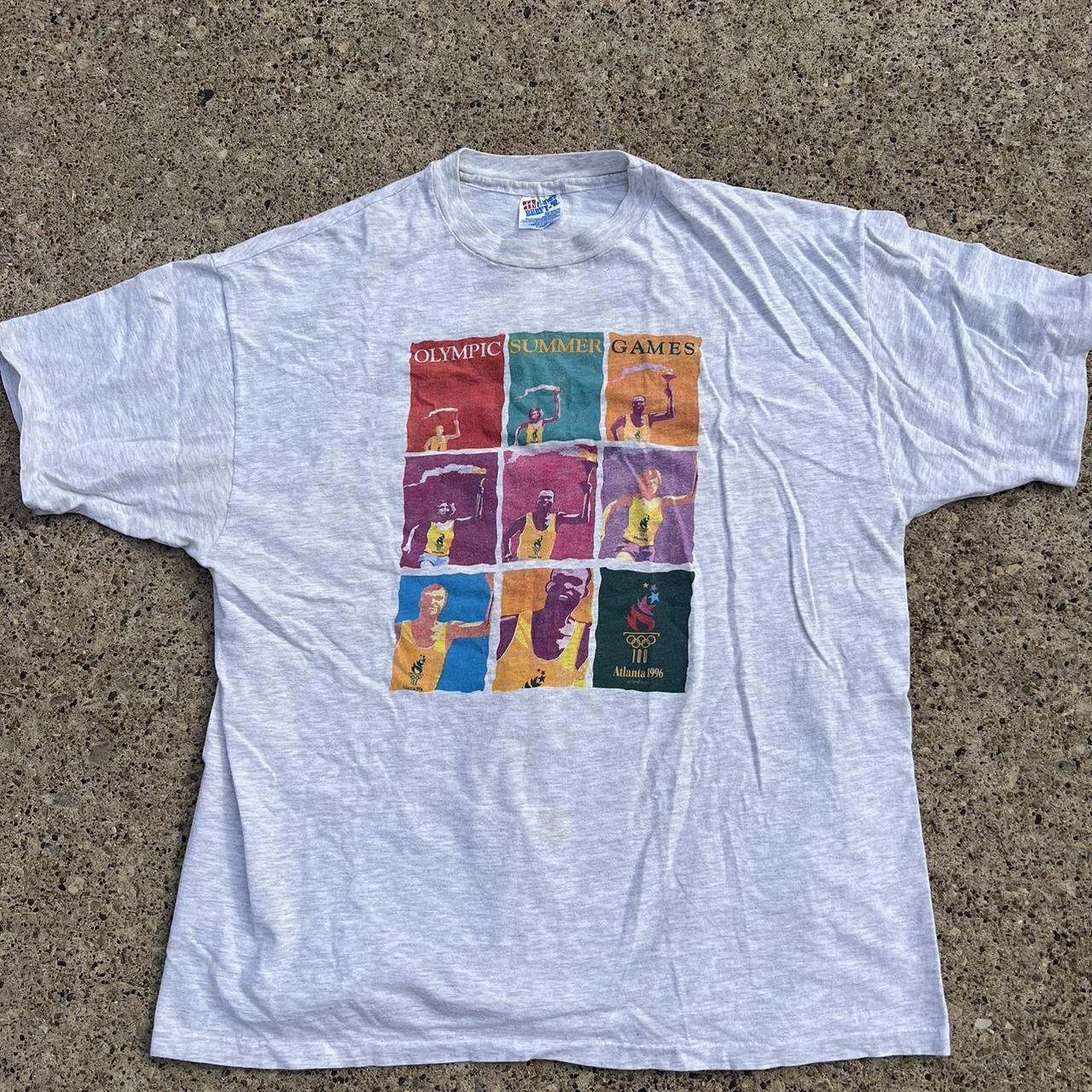 Olympics Shirt 1996 Vintage Atlanta Summer Games Sports 