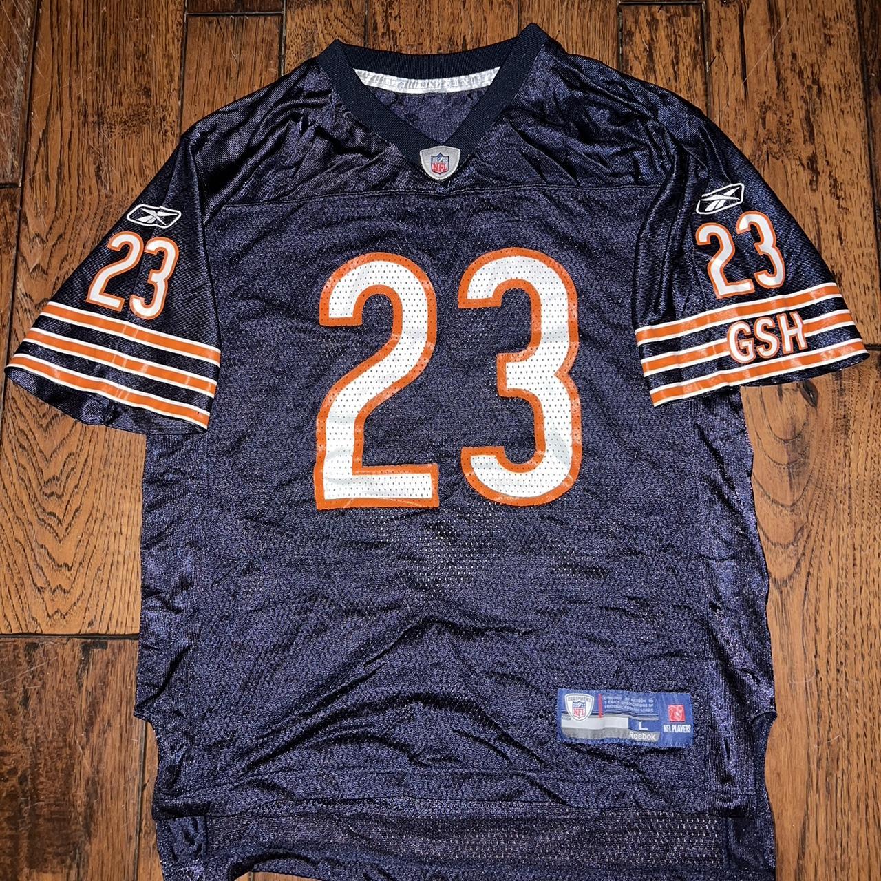 Reebook, Shirts & Tops, Chicago Bears Devin Hester Nfl Football Blue  Reebok Jersey Youth Large 416