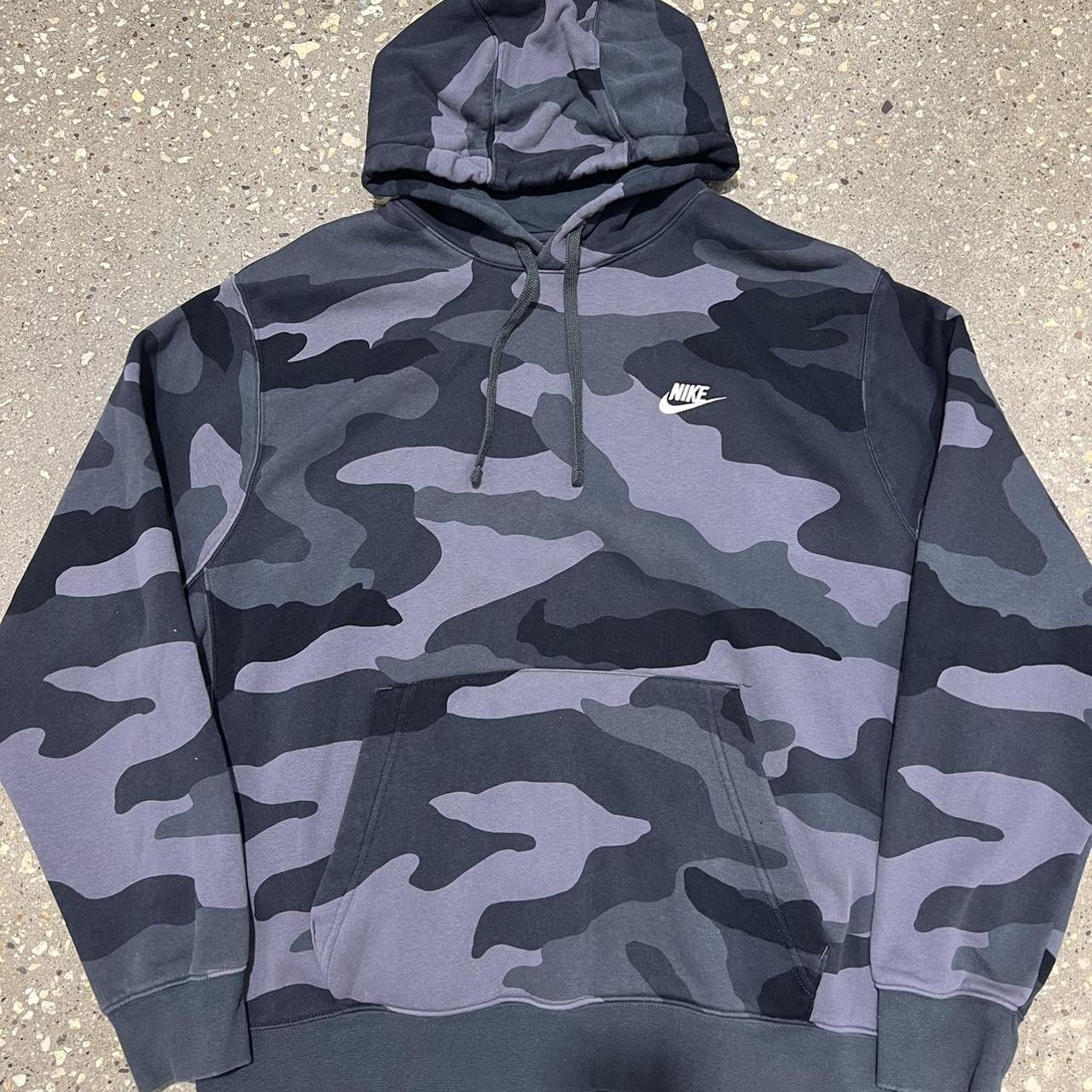 nike half camo hoodie