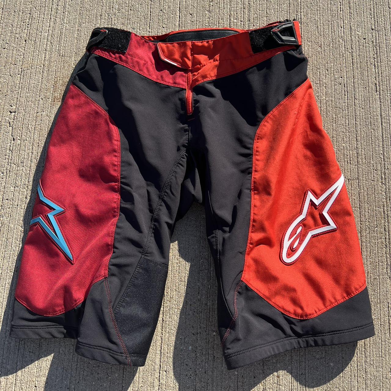 Alpine Design Men's Red and Black Shorts