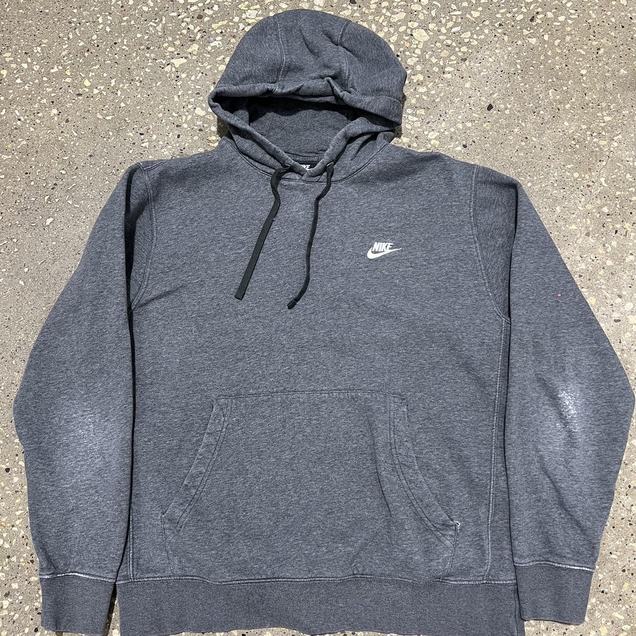 nike grey butterfly hoodie