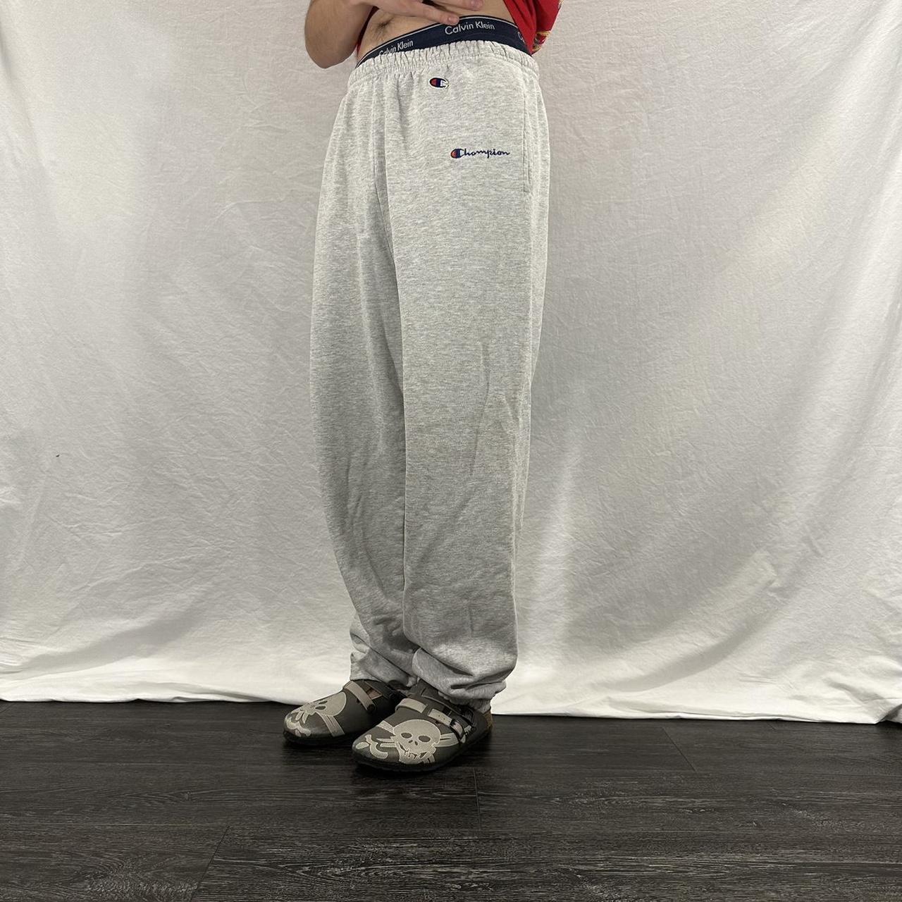 Vintage Champion Sweatpants Baggy Fit Sized... Depop