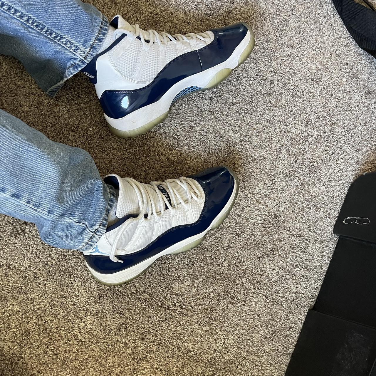 Air jordan 11 win hot sale like 82 on feet