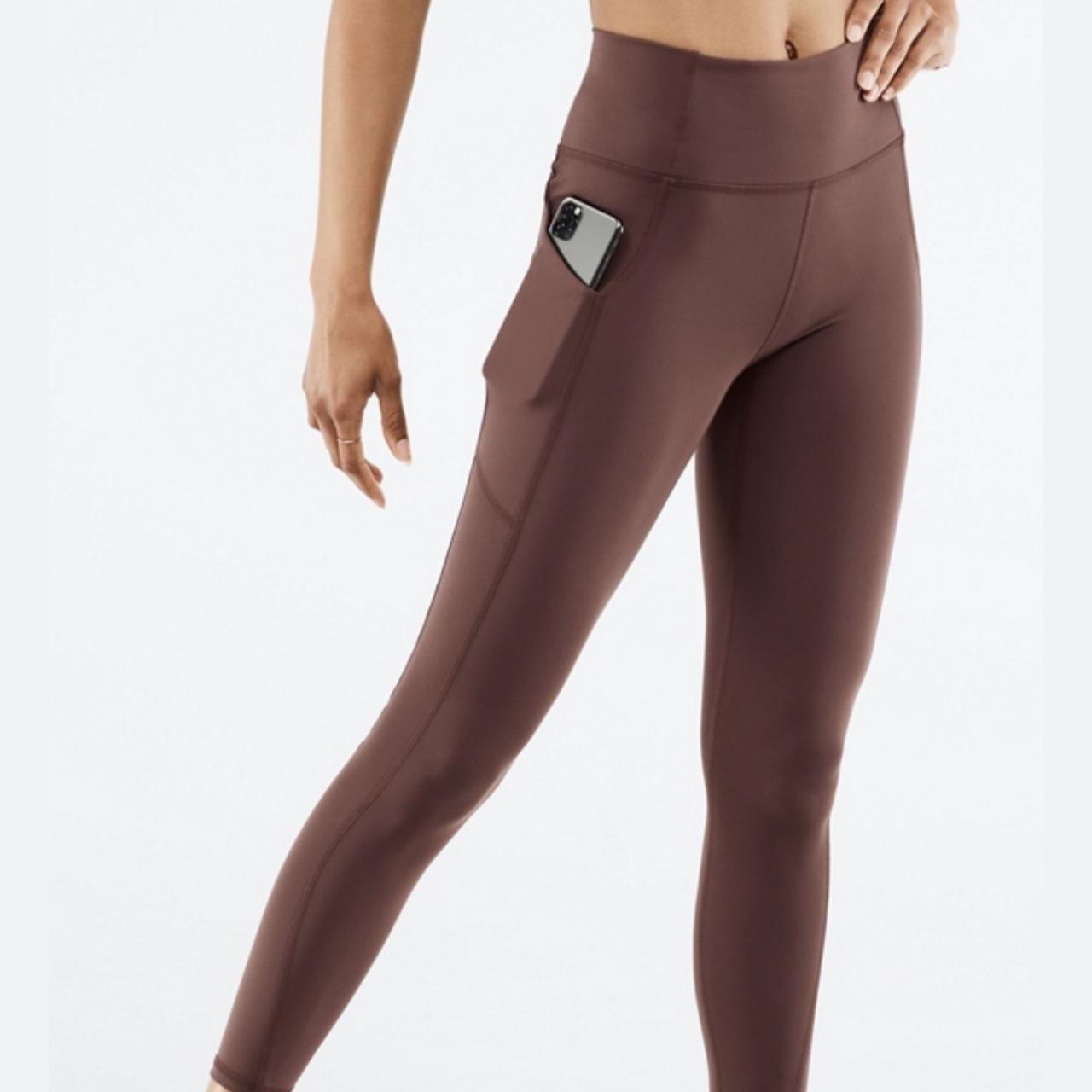 Fabletics Women's Brown Leggings | Depop