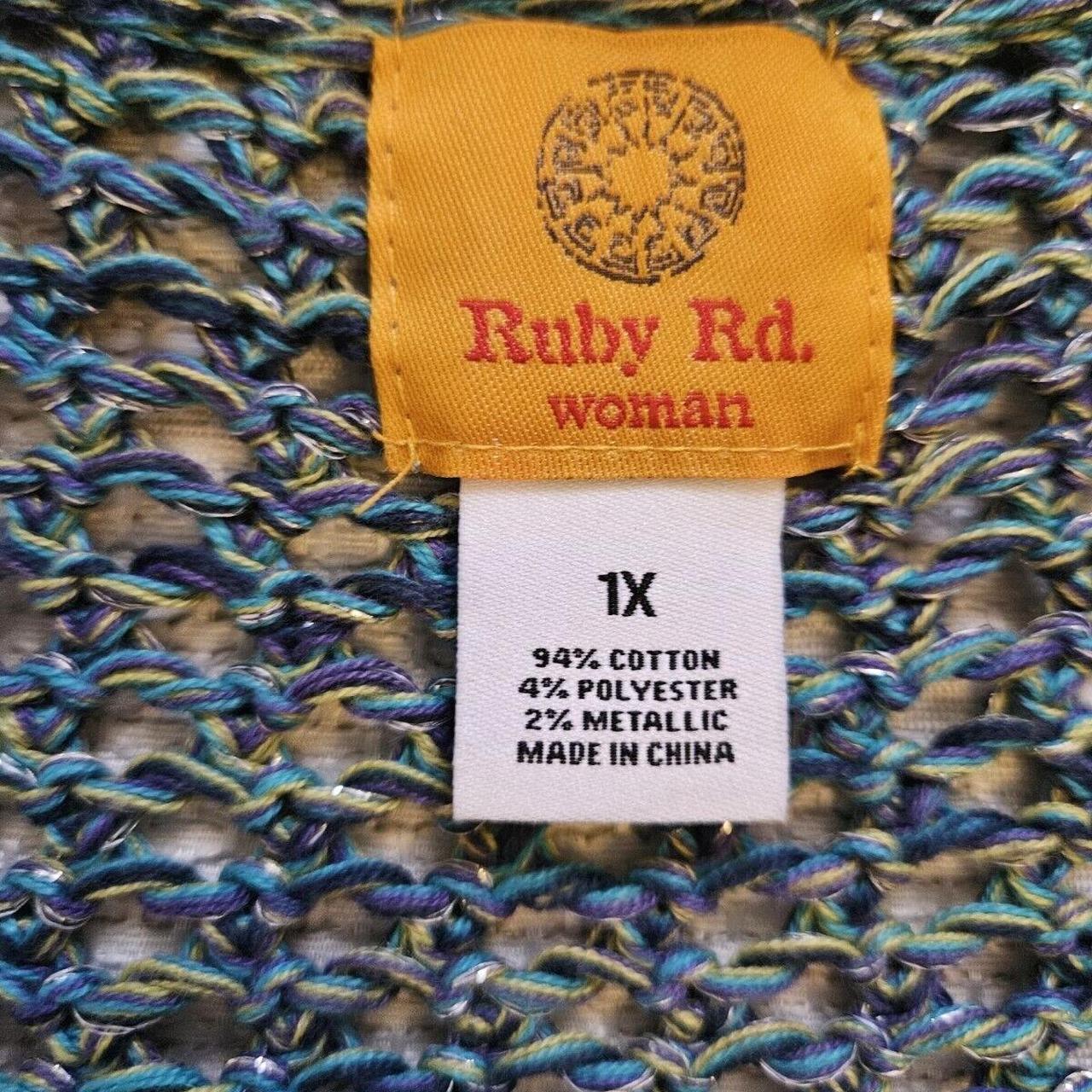 Ruby Rd. Women's Cardigan - Blue - XL – Ruby Rd S… - image 4