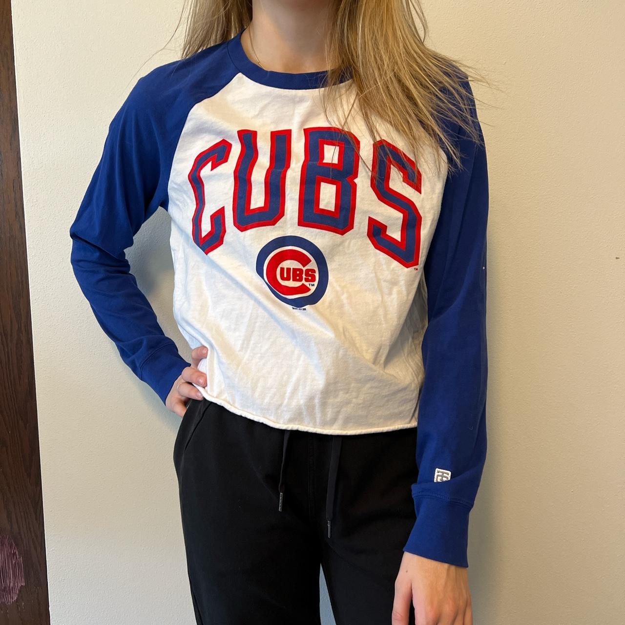 Under Armour Chicago Cubs Baseball Long Sleeve Shirt - Depop