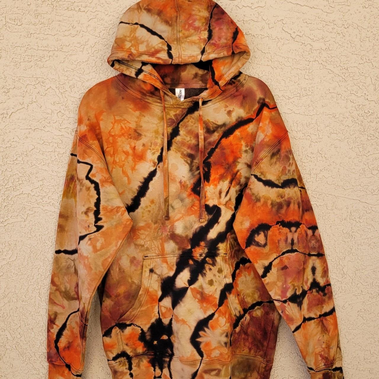 Reverse dyed/ice dyed geode line style "fall"... - Depop